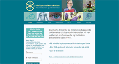 Desktop Screenshot of heilpraktikerskolen.dk